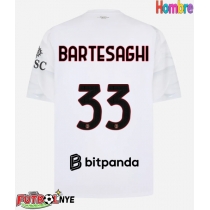 Camiseta AC Milan Davide Bartesaghi #33 Visitante Equipación 2026-27 manga corta